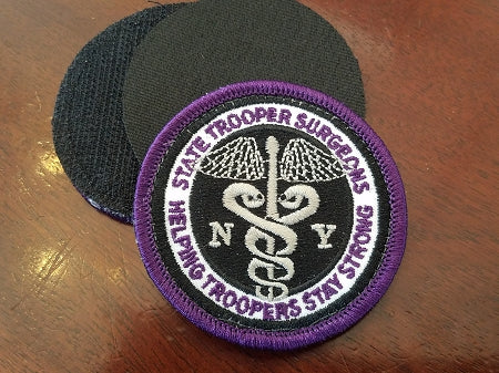 Special PVC Velcro Patch with State Trooper Surgeons Logo